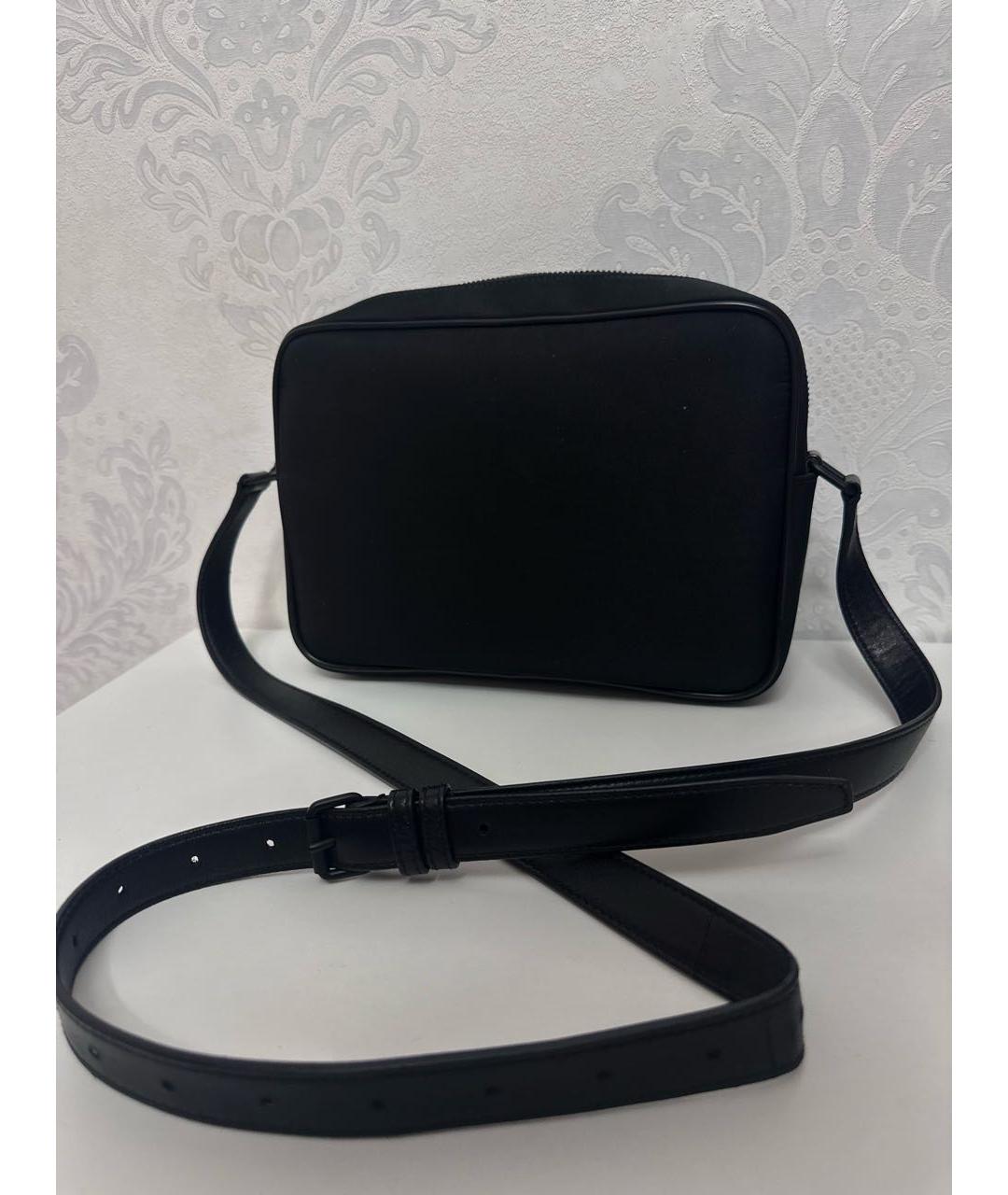 SAINT LAURENT Черная сумка на плечо, фото 3