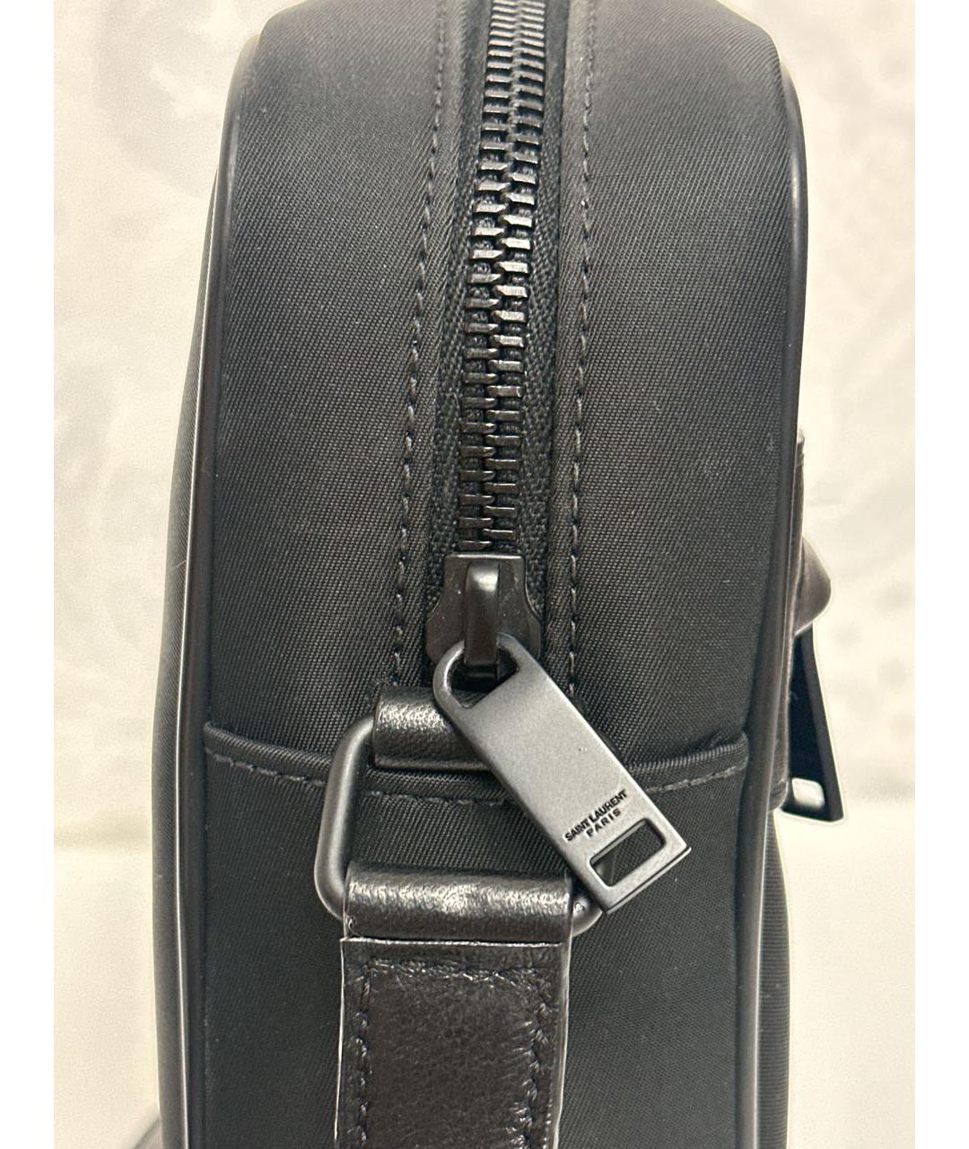 SAINT LAURENT Черная сумка на плечо, фото 4