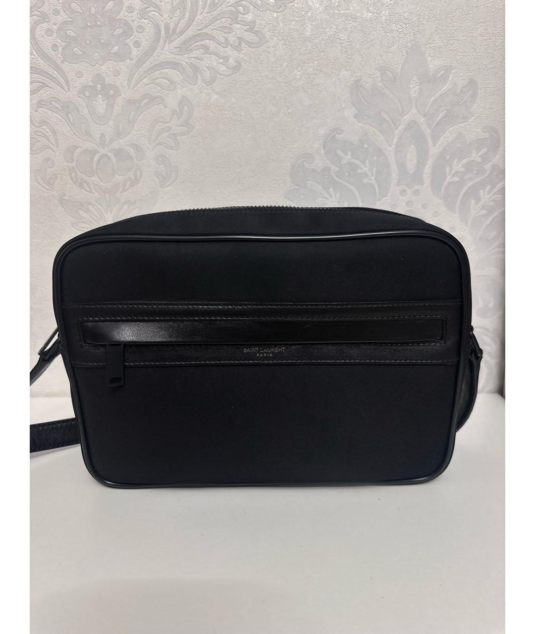 SAINT LAURENT Черная сумка на плечо, фото 5