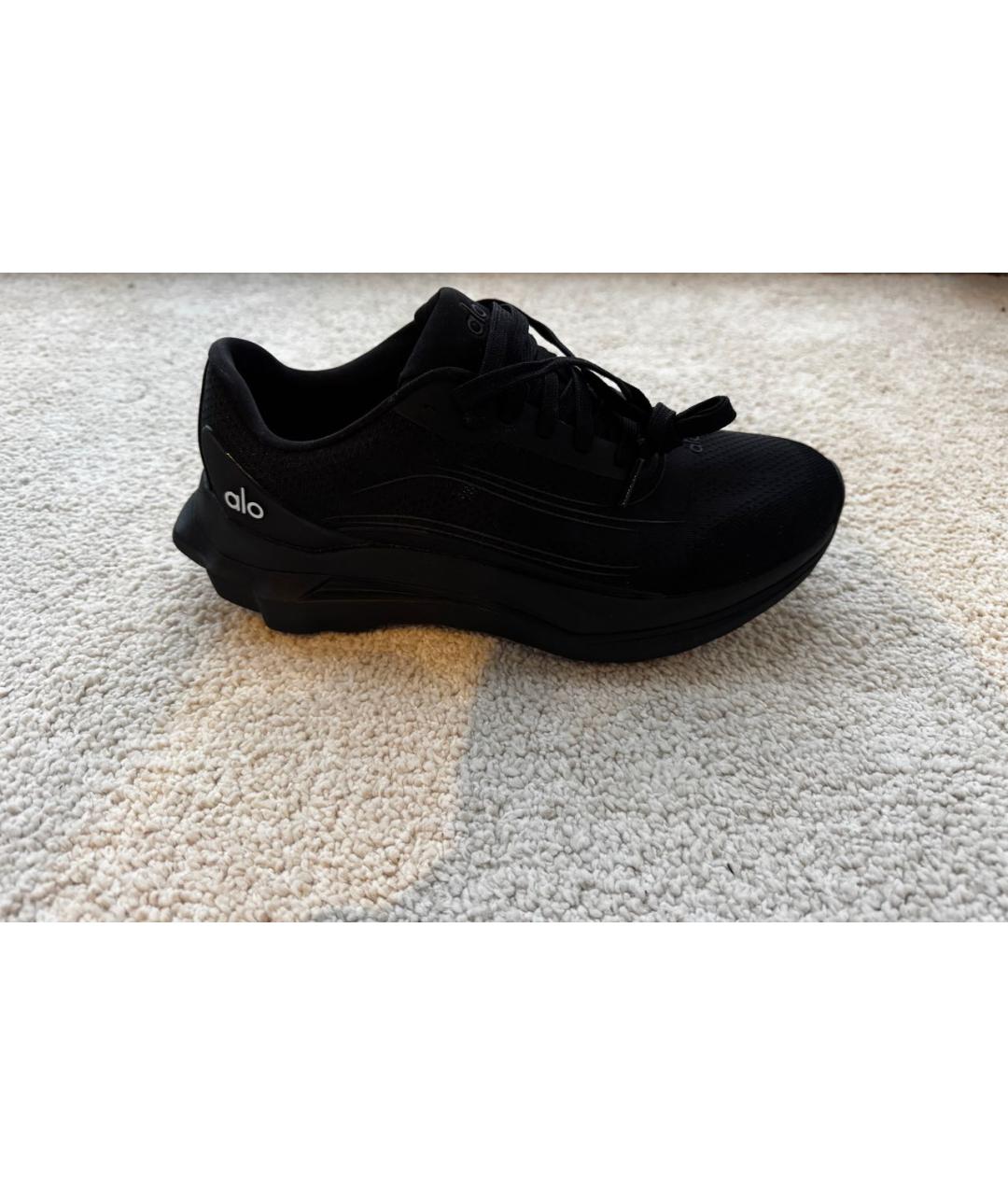 ALO YOGA Черные текстильные кроссовки, фото 9