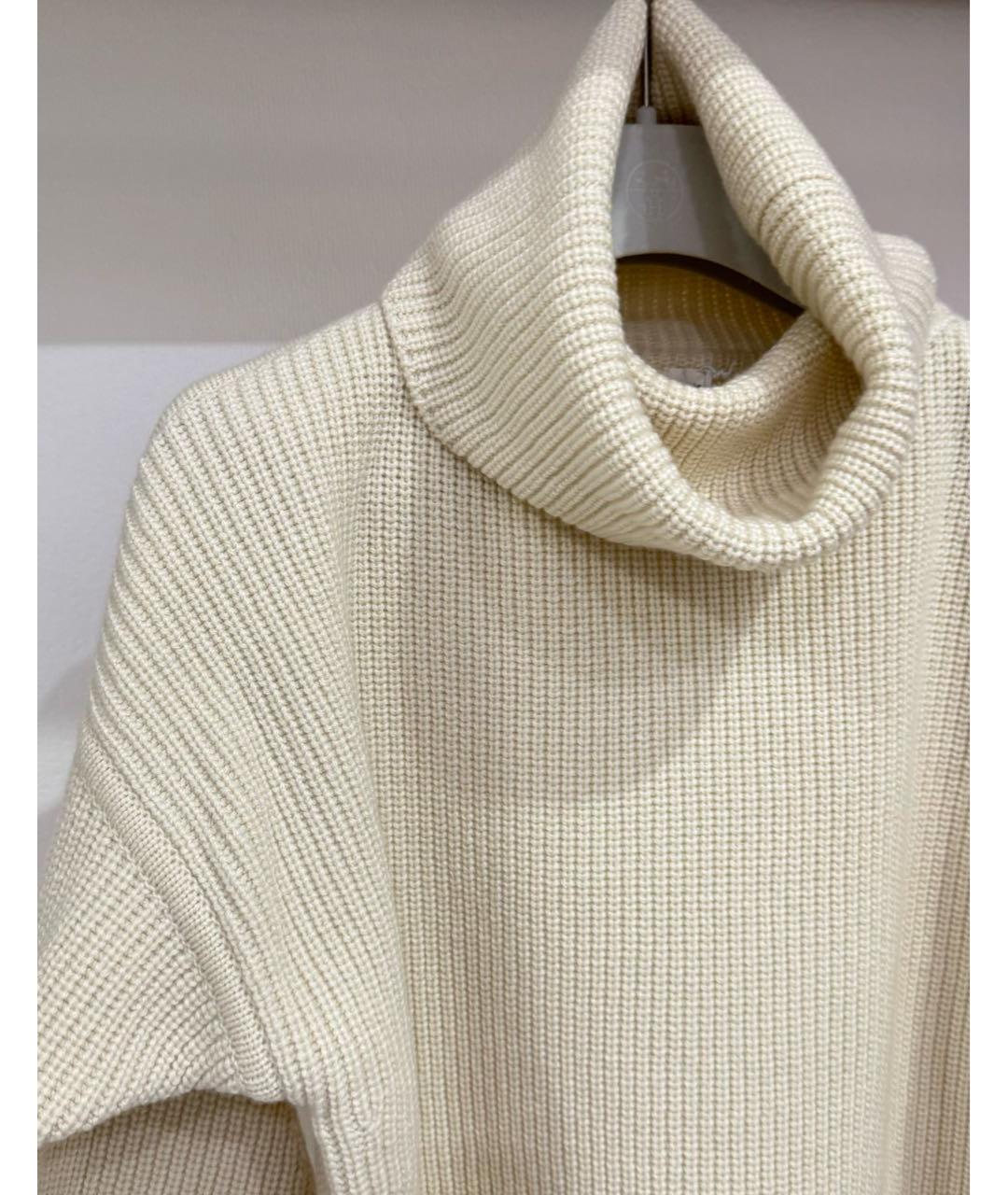 HERMES Бежевый кашемировый джемпер / свитер, фото 2