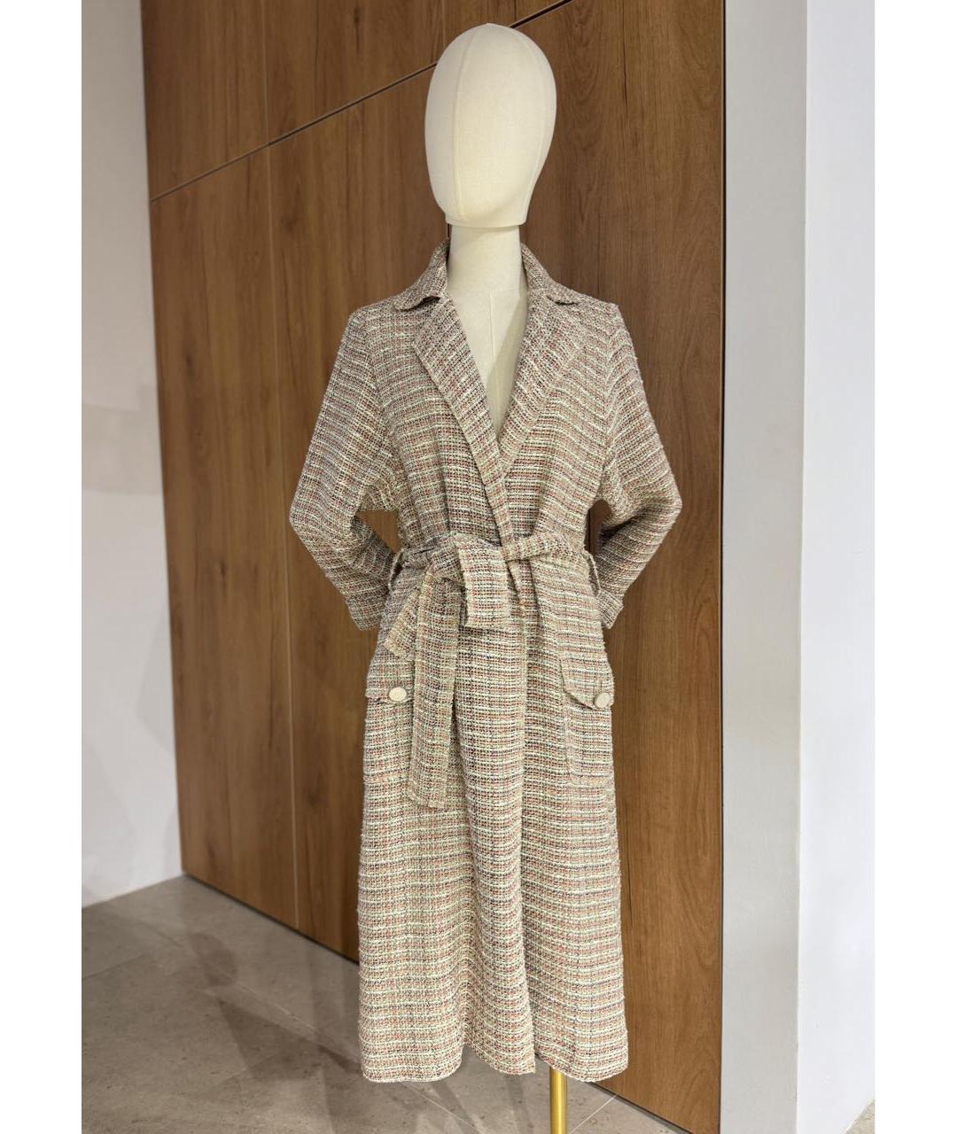 CHANEL Бежевое пальто, фото 4