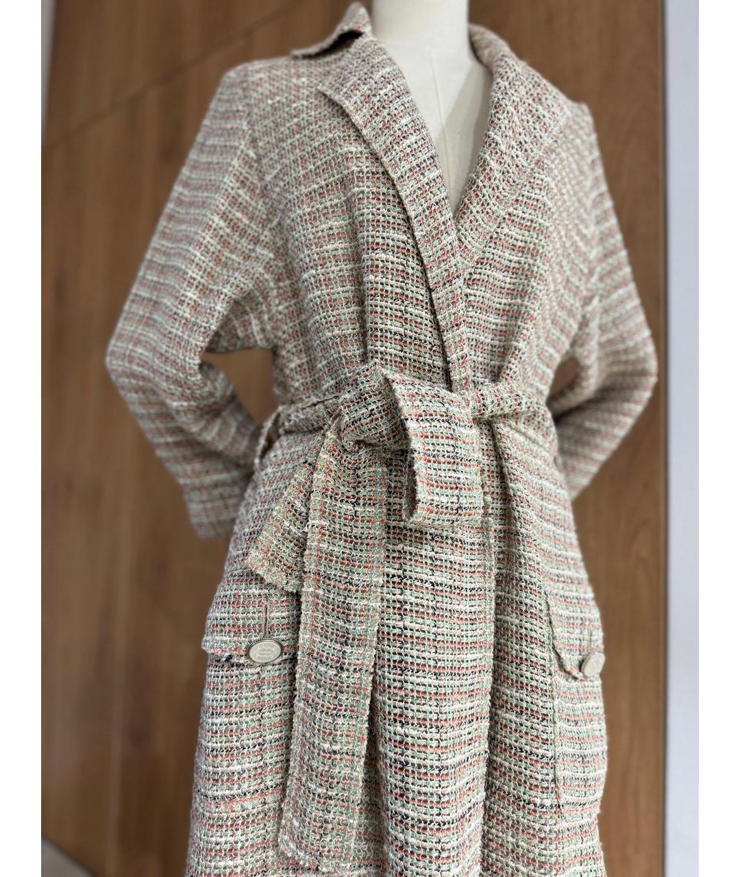 CHANEL Бежевое пальто, фото 2