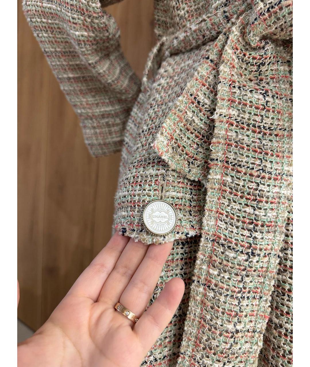 CHANEL Бежевое пальто, фото 3