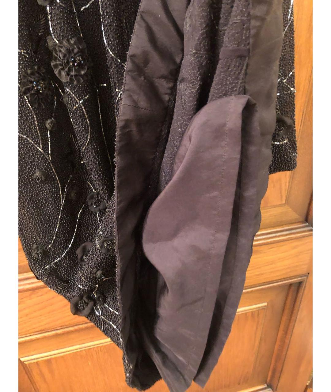 ESCADA Черное шелковое вечернее платье, фото 8