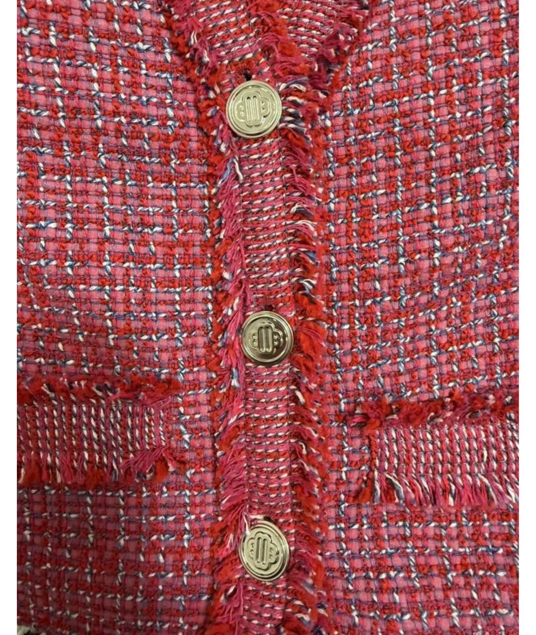 MAJE Розовый хлопковый жакет/пиджак, фото 3