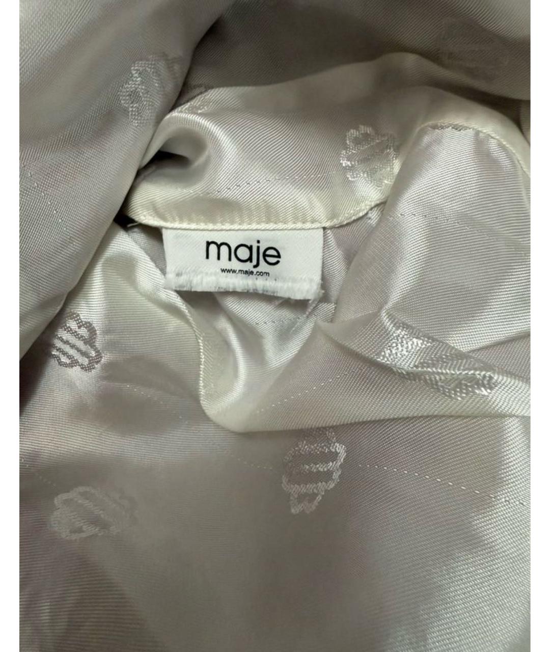 MAJE Розовый хлопковый жакет/пиджак, фото 5