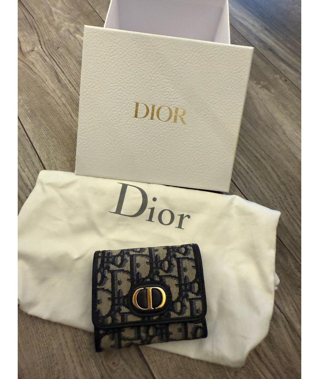 CHRISTIAN DIOR Темно-синий кошелек, фото 4