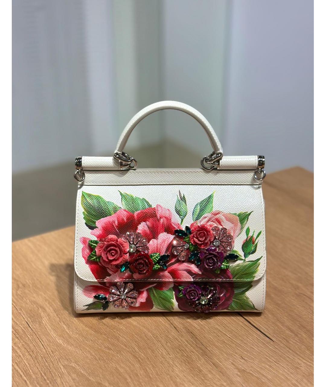 DOLCE&GABBANA Мульти кожаная сумка с короткими ручками, фото 3