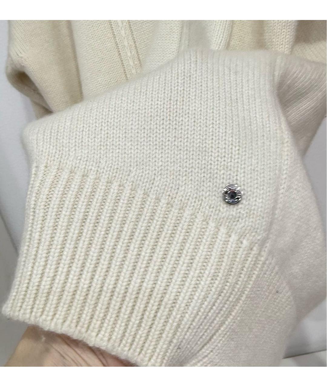 HERMES Бежевый кашемировый джемпер / свитер, фото 5