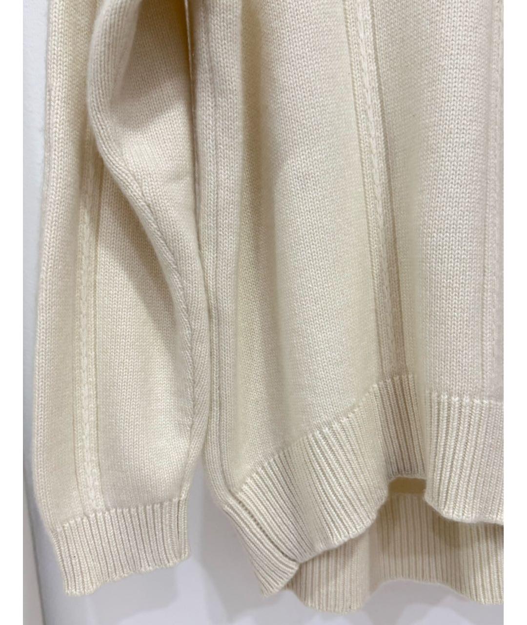 HERMES Бежевый кашемировый джемпер / свитер, фото 3