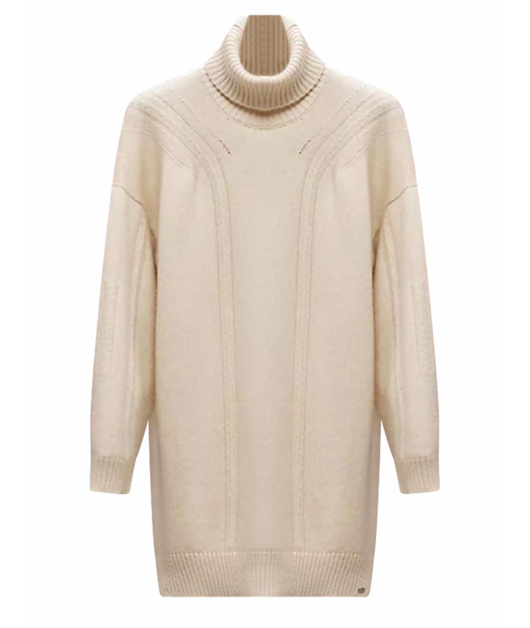 HERMES Бежевый кашемировый джемпер / свитер, фото 1