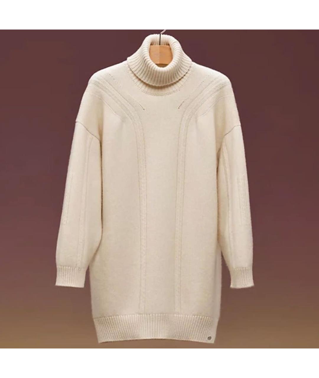 HERMES Бежевый кашемировый джемпер / свитер, фото 9