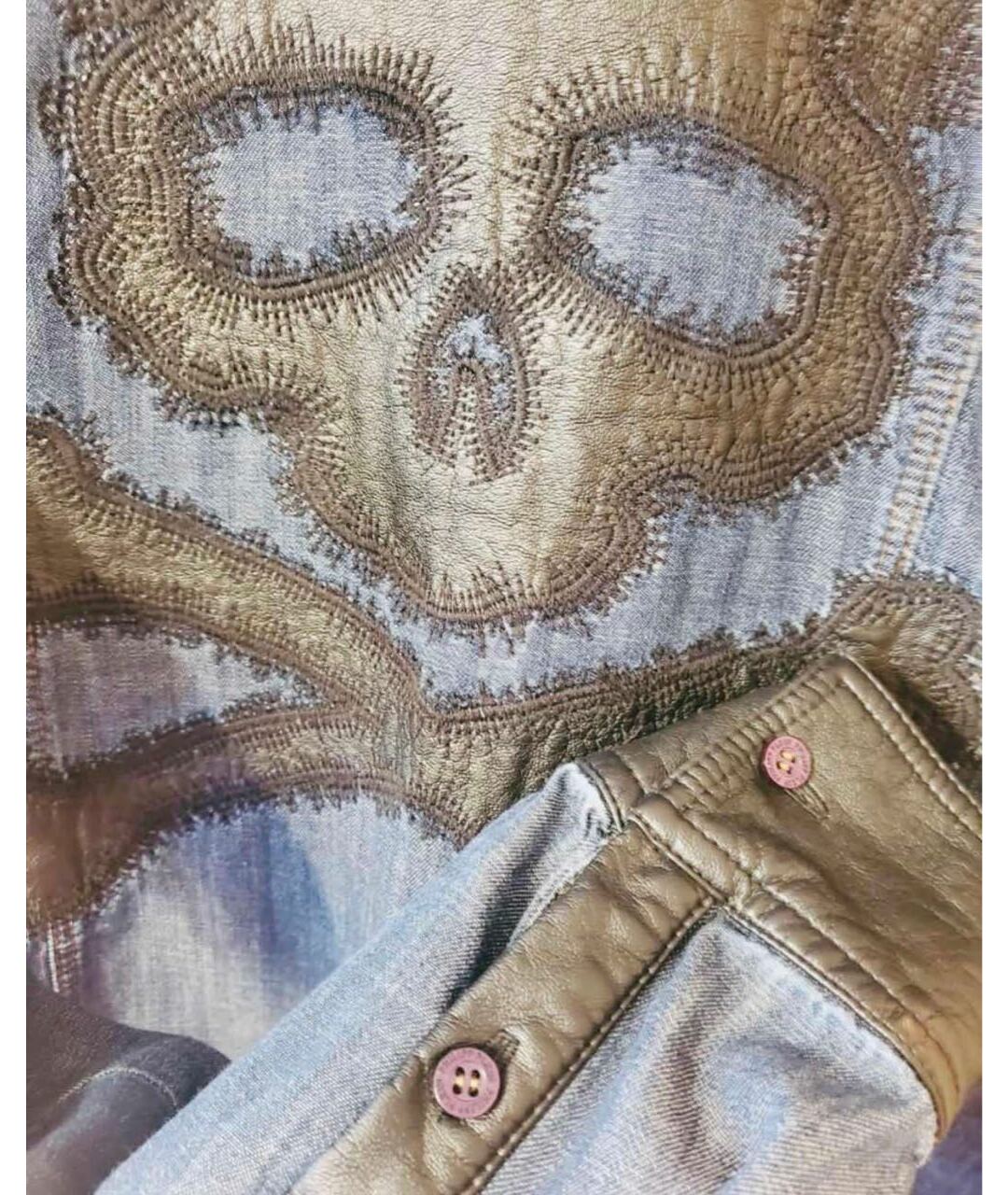 PHILIPP PLEIN Синяя кэжуал рубашка, фото 8