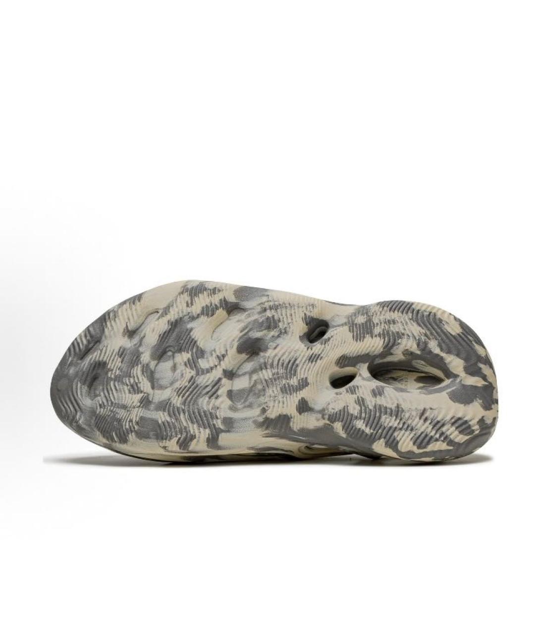 ADIDAS YEEZY Серые резиновые низкие кроссовки / кеды, фото 5