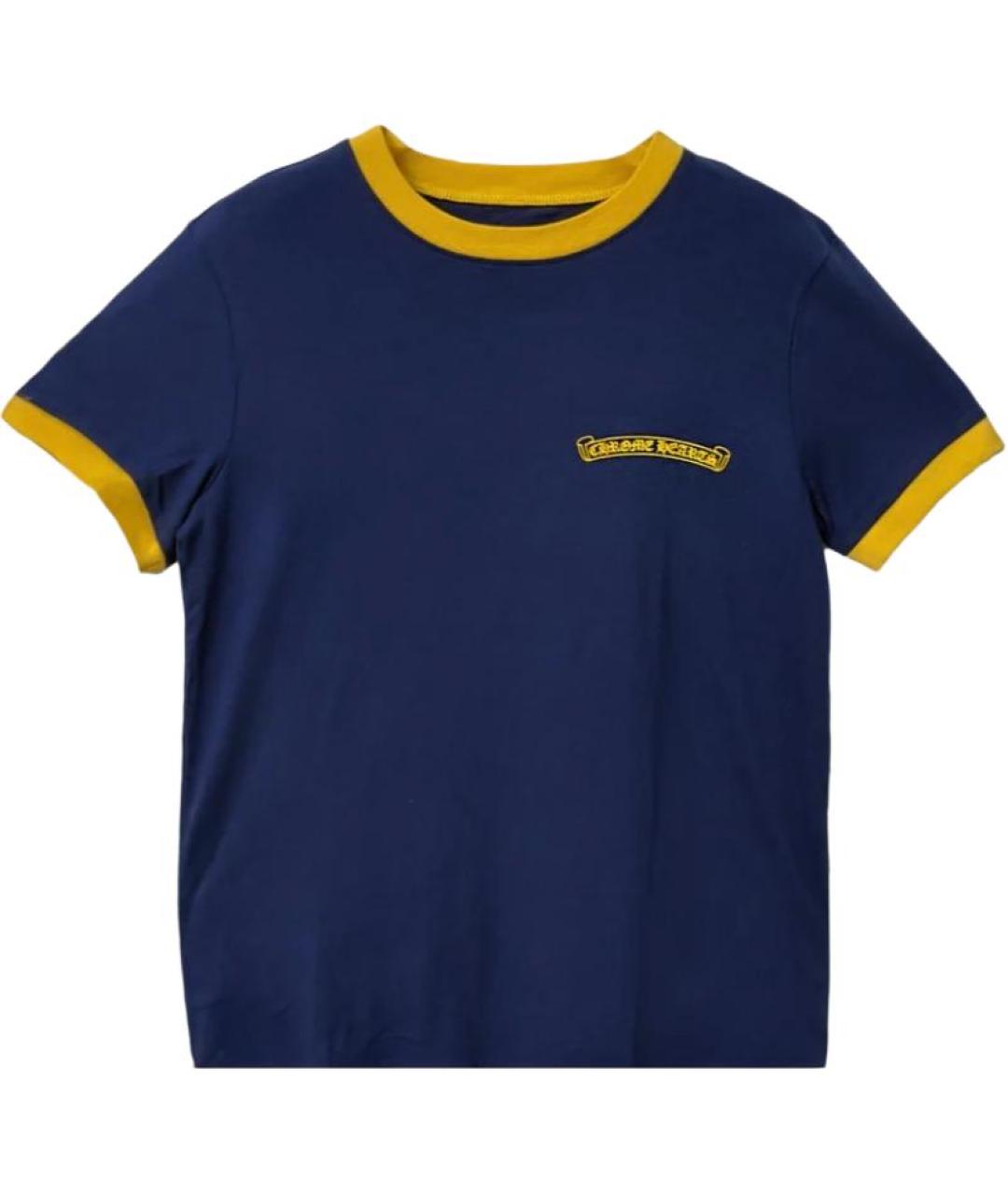 CHROME HEARTS Синяя хлопковая футболка, фото 1