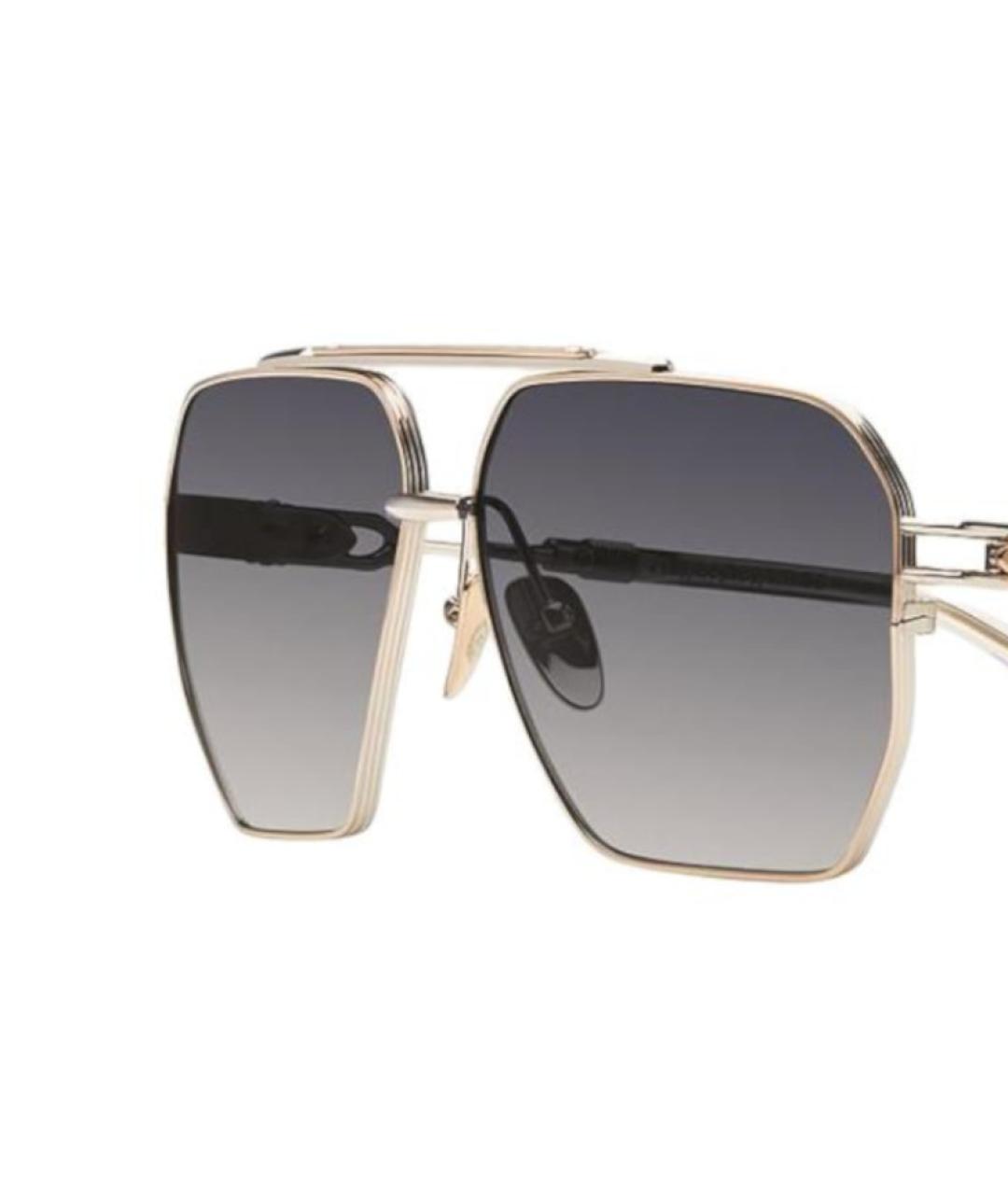 CHROME HEARTS Золотые металлические солнцезащитные очки, фото 2