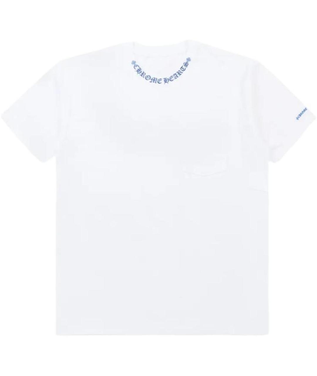 CHROME HEARTS Белая хлопковая футболка, фото 1