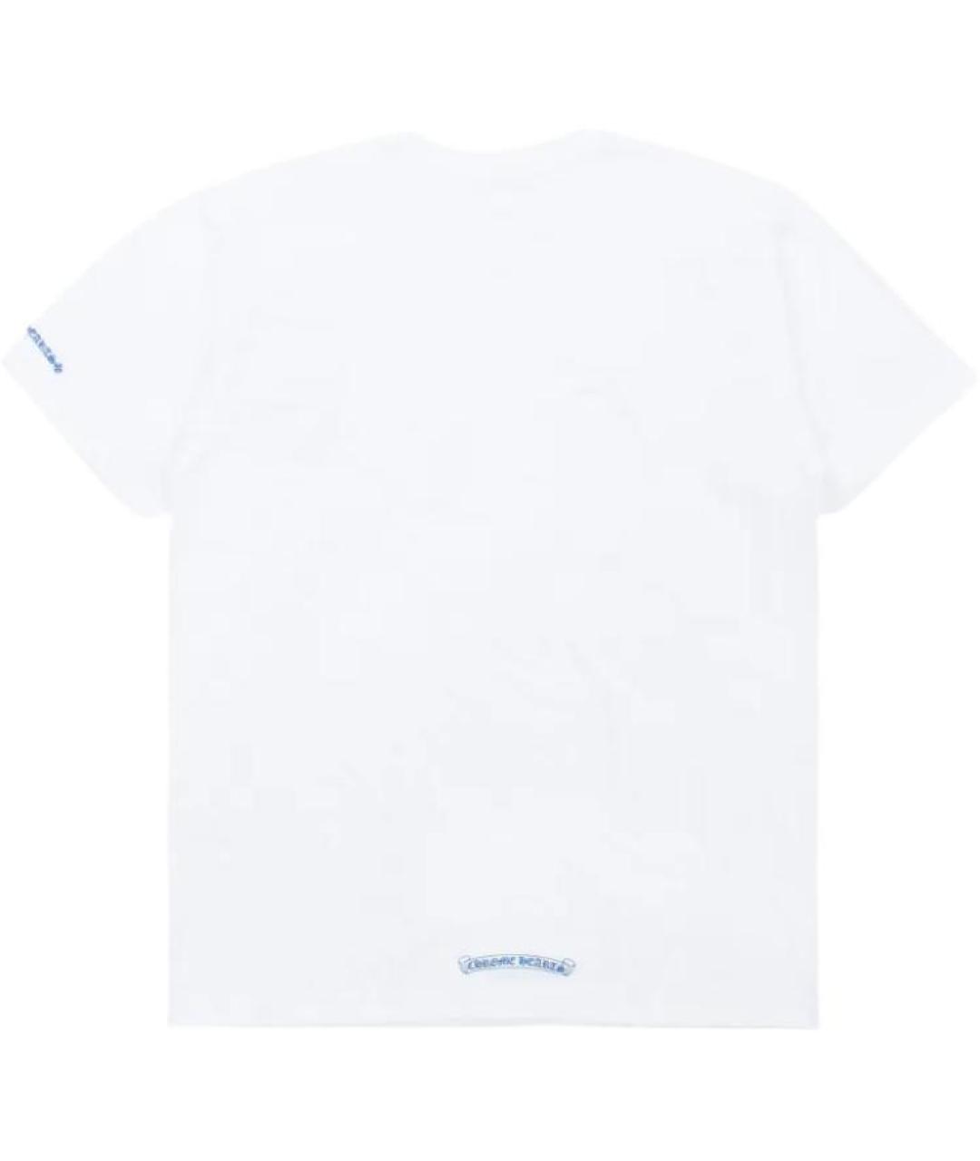 CHROME HEARTS Белая хлопковая футболка, фото 2