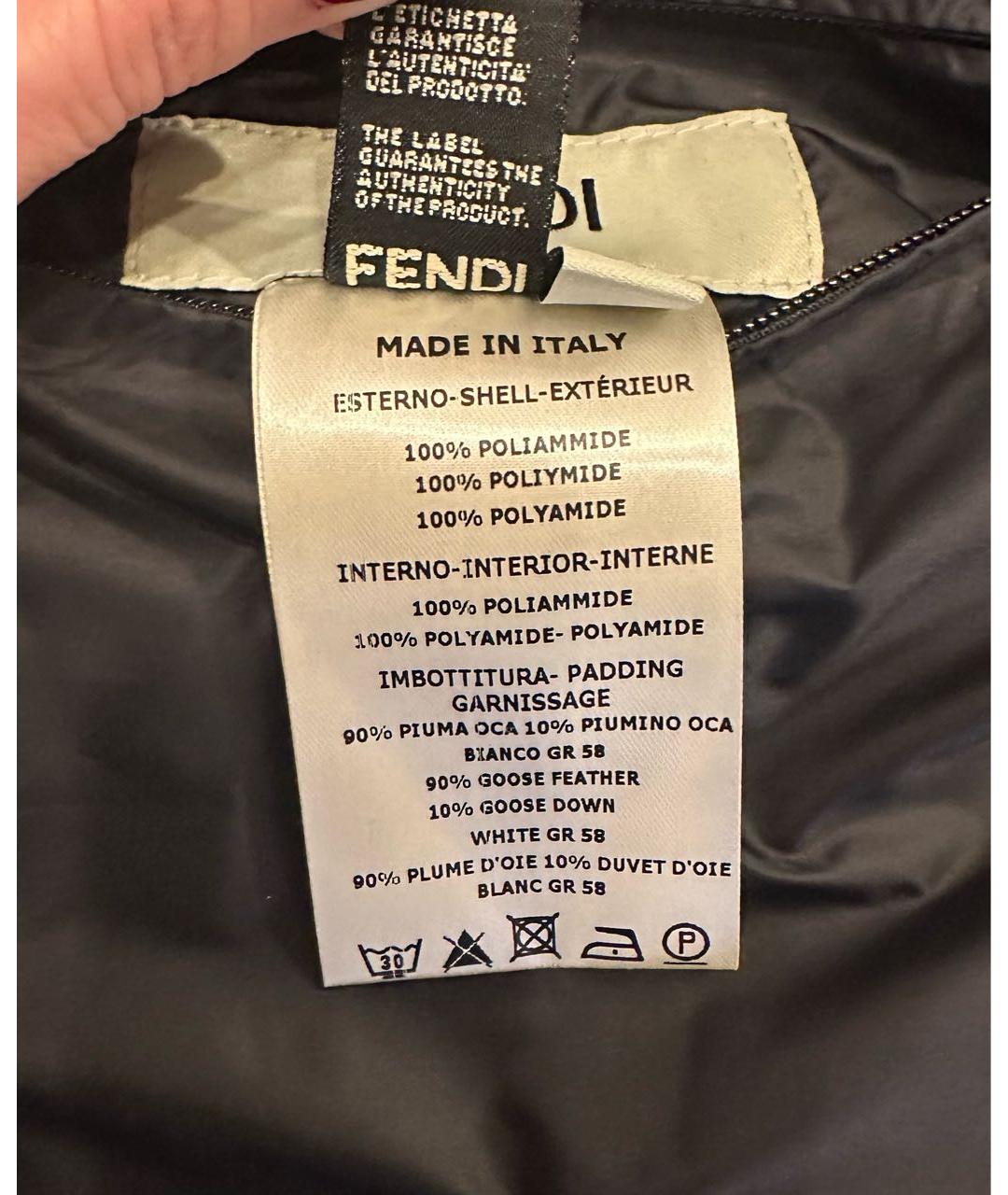 FENDI Мульти полиамидовый жилет, фото 4