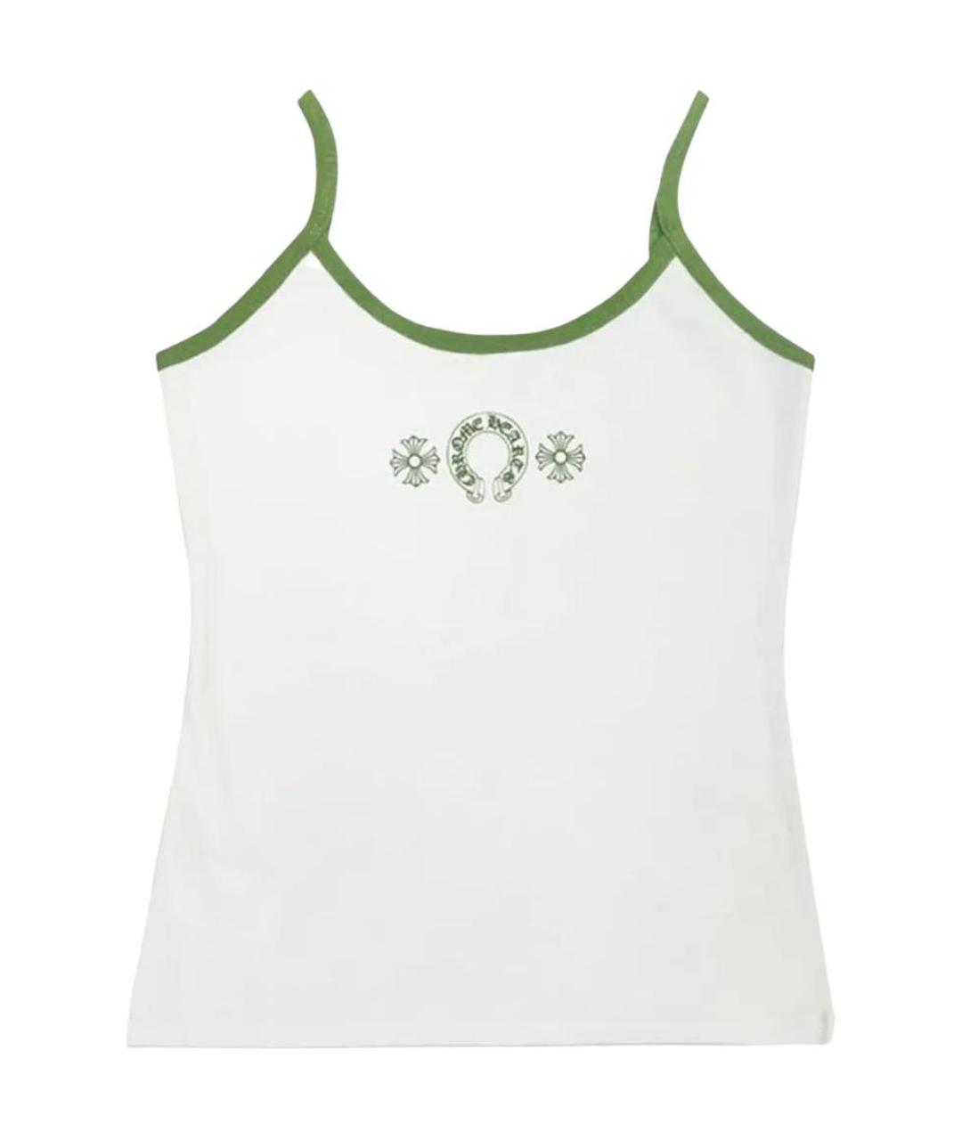 CHROME HEARTS Белая хлопковая майка, фото 1