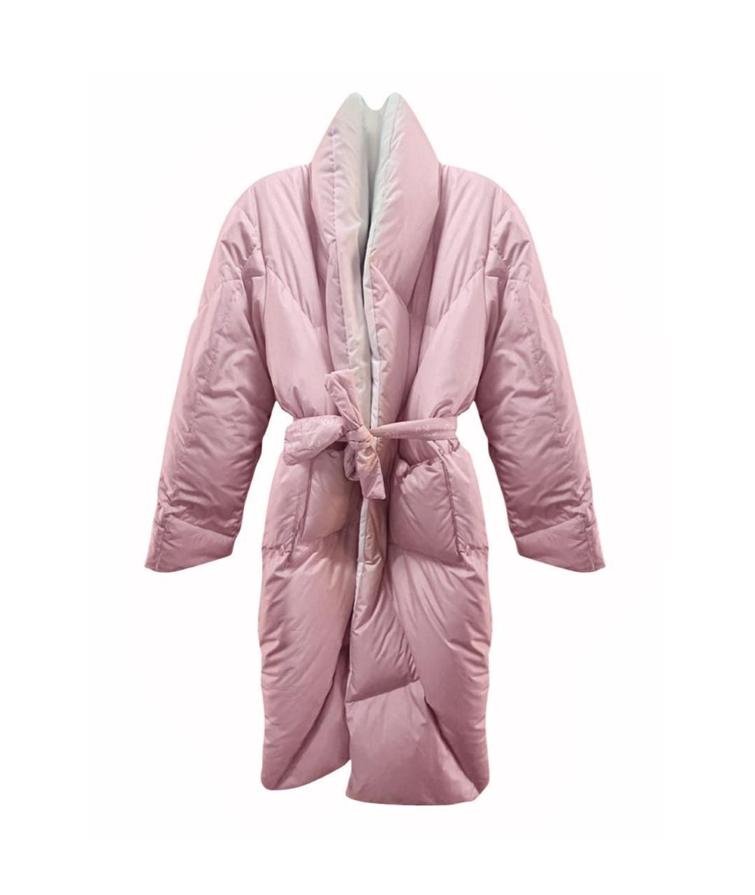 KHRISJOY Розовый полиэстеровый пуховик, фото 4