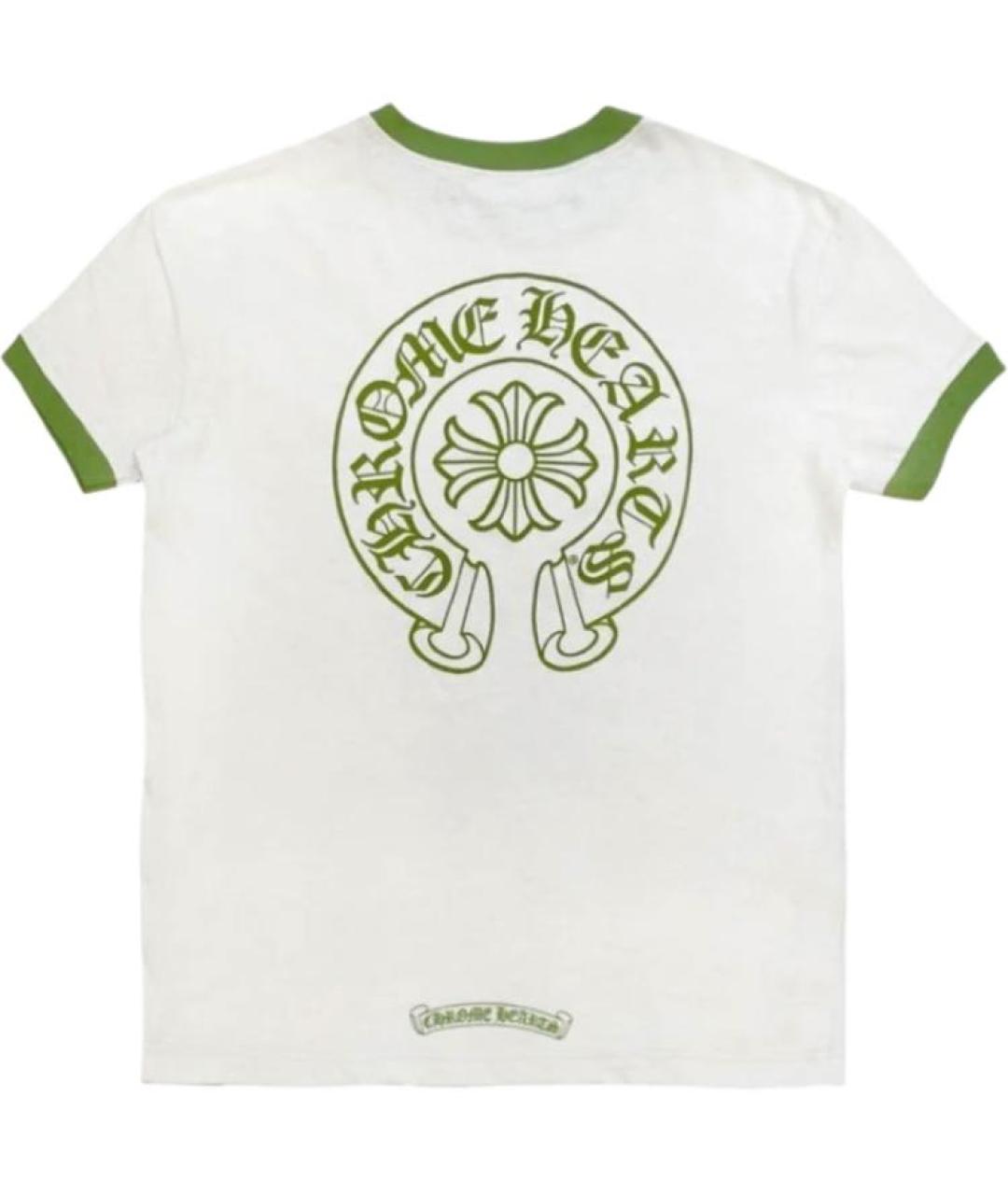 CHROME HEARTS Белая хлопковая футболка, фото 2