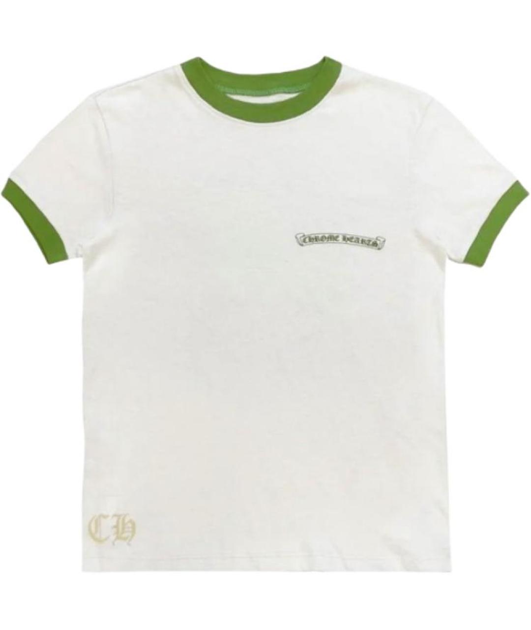CHROME HEARTS Белая хлопковая футболка, фото 1