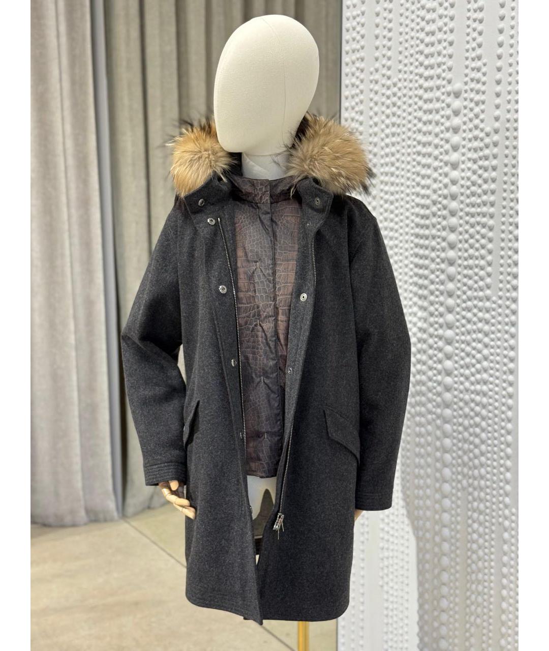 ETRO Серая парка, фото 3