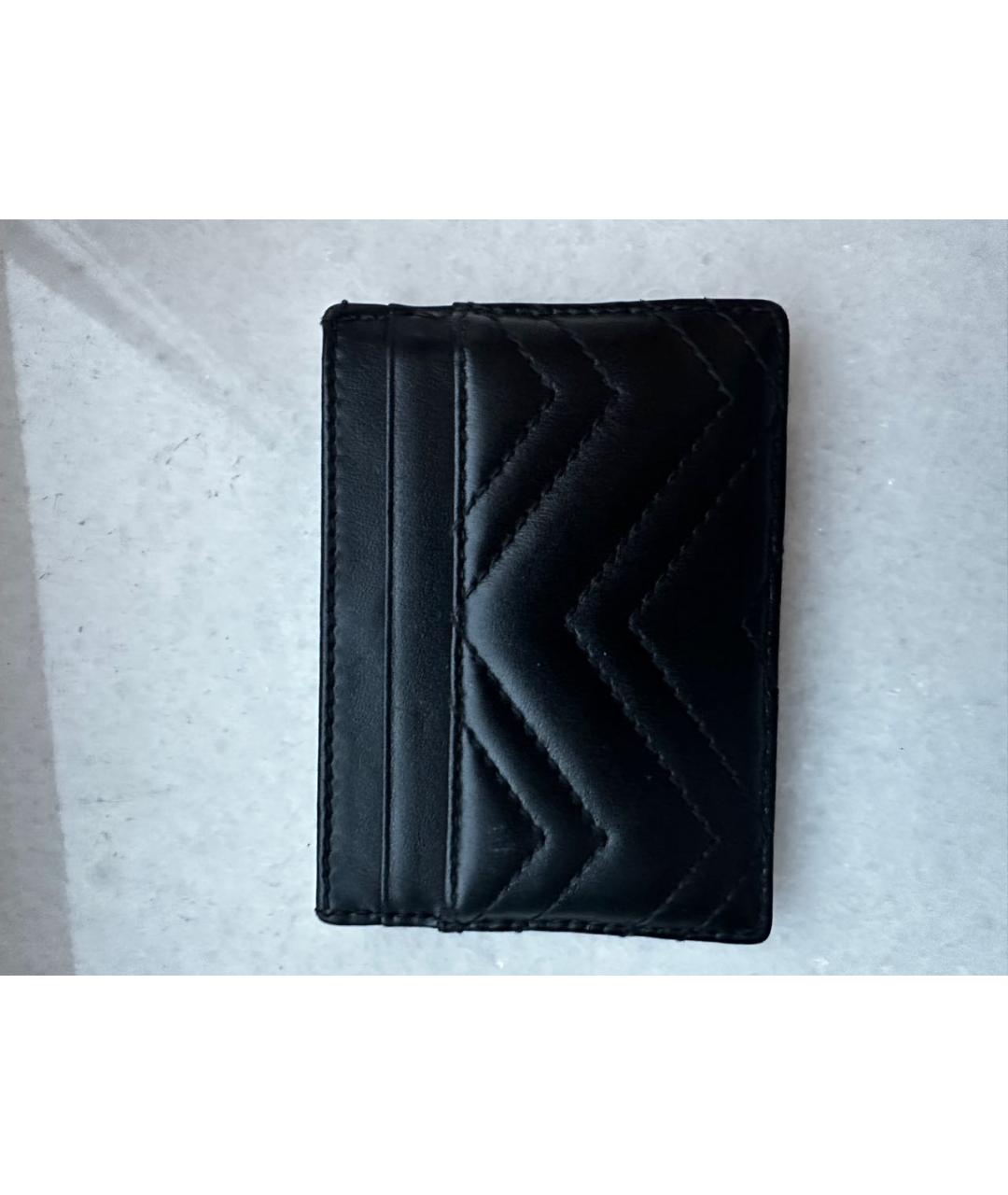 GUCCI Черный кожаный кардхолдер, фото 2