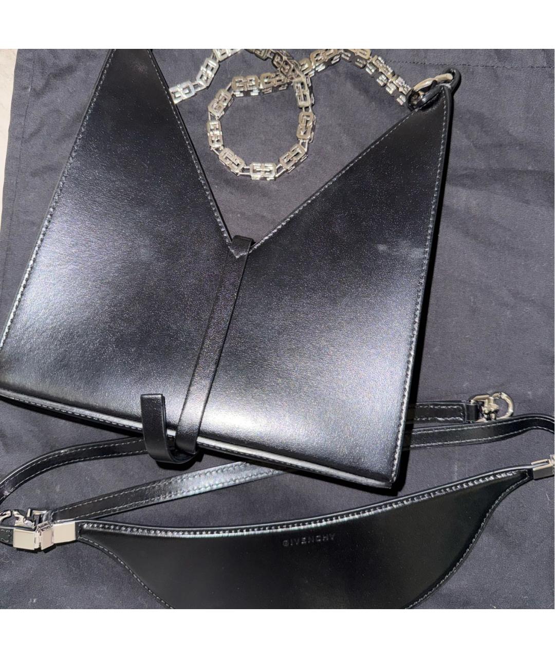 GIVENCHY Черная кожаная сумка через плечо, фото 5