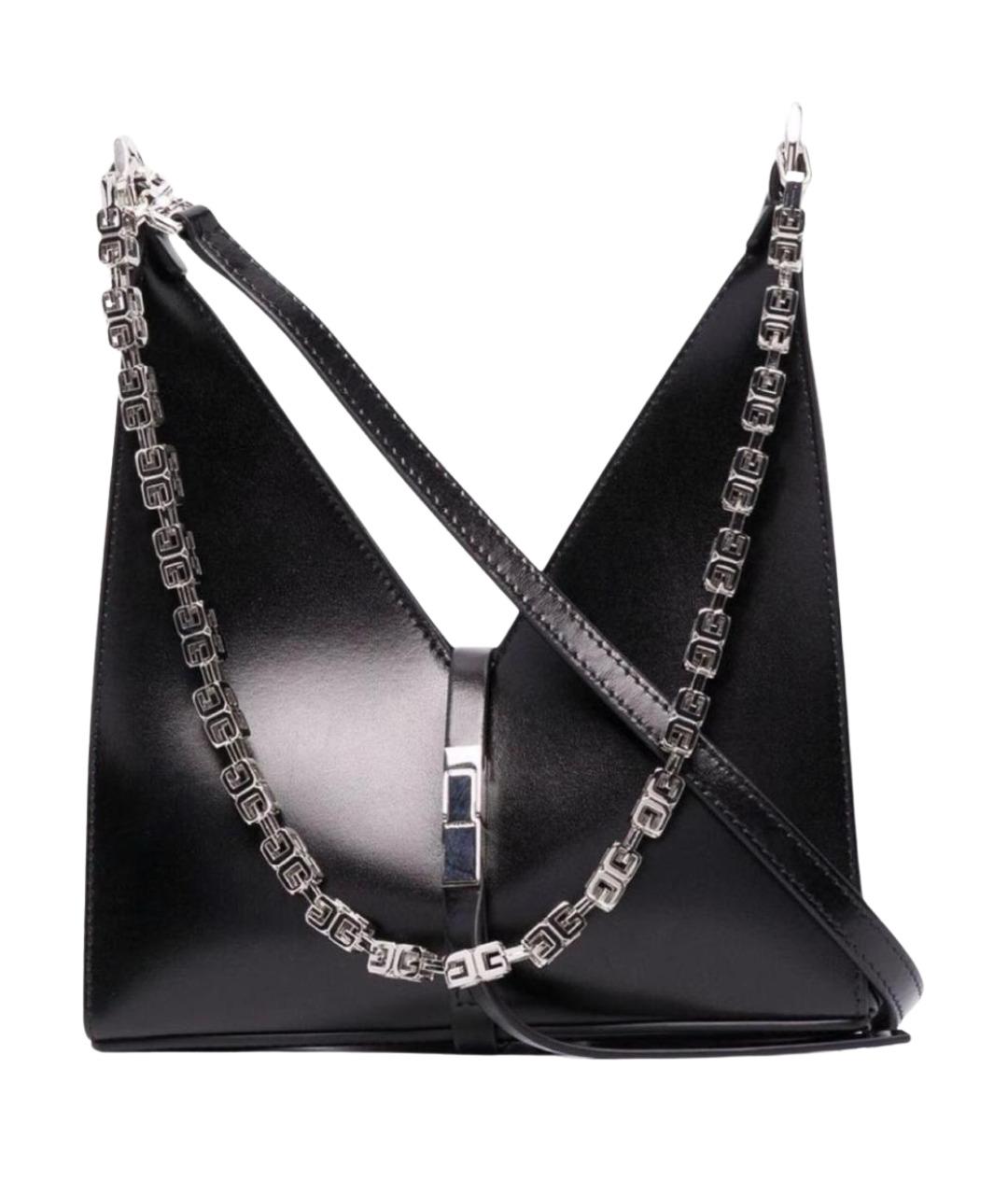 GIVENCHY Черная кожаная сумка через плечо, фото 1