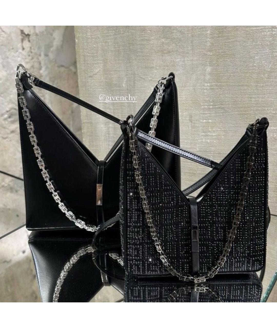 GIVENCHY Черная кожаная сумка через плечо, фото 7