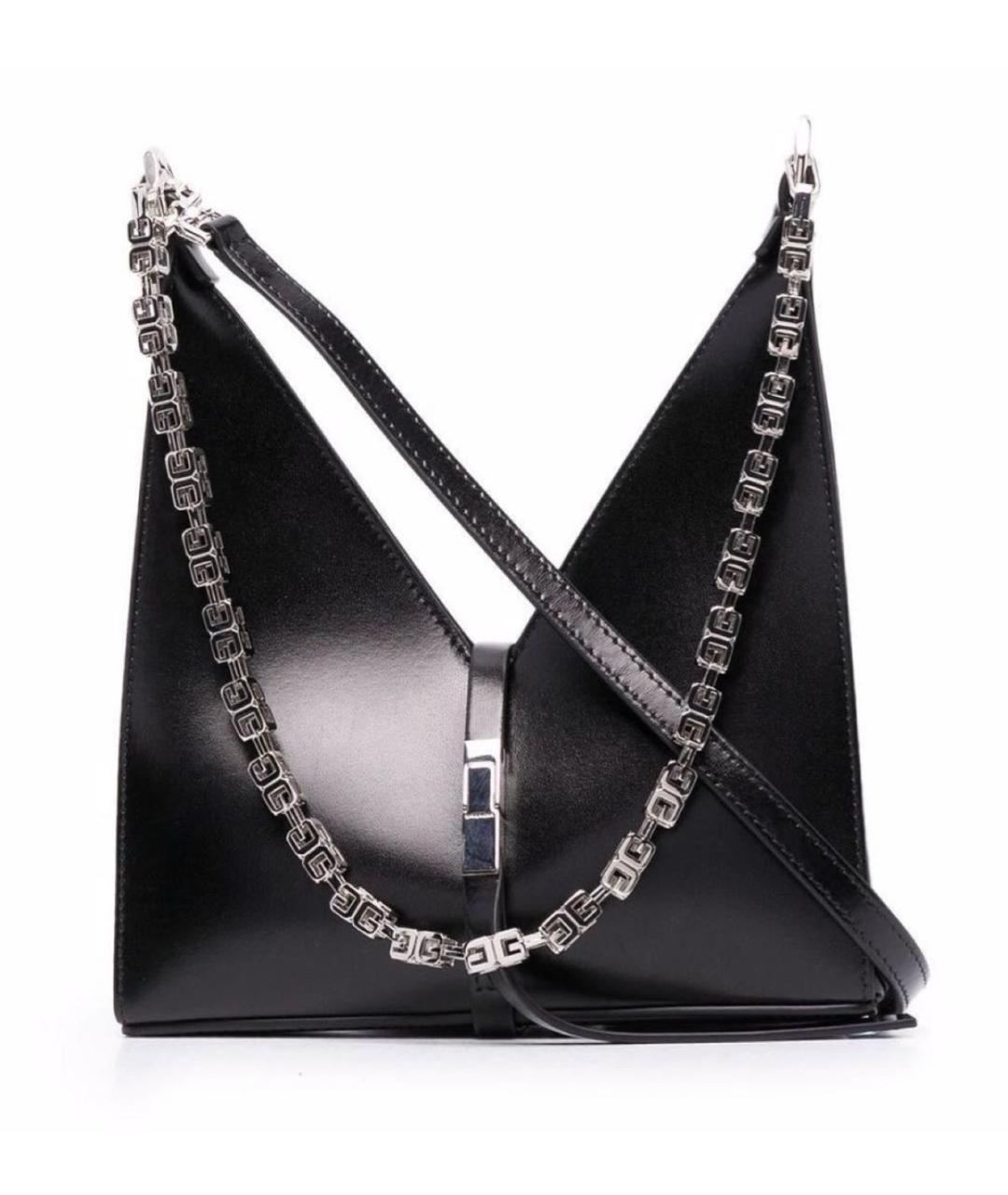 GIVENCHY Черная кожаная сумка через плечо, фото 8