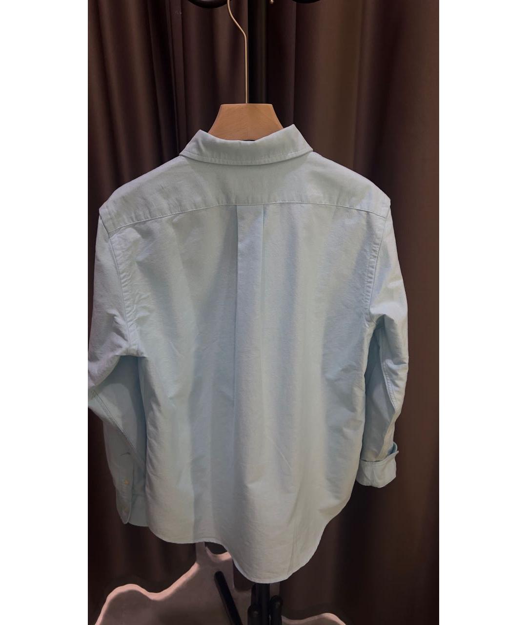 POLO RALPH LAUREN Голубая хлопковая рубашка, фото 2