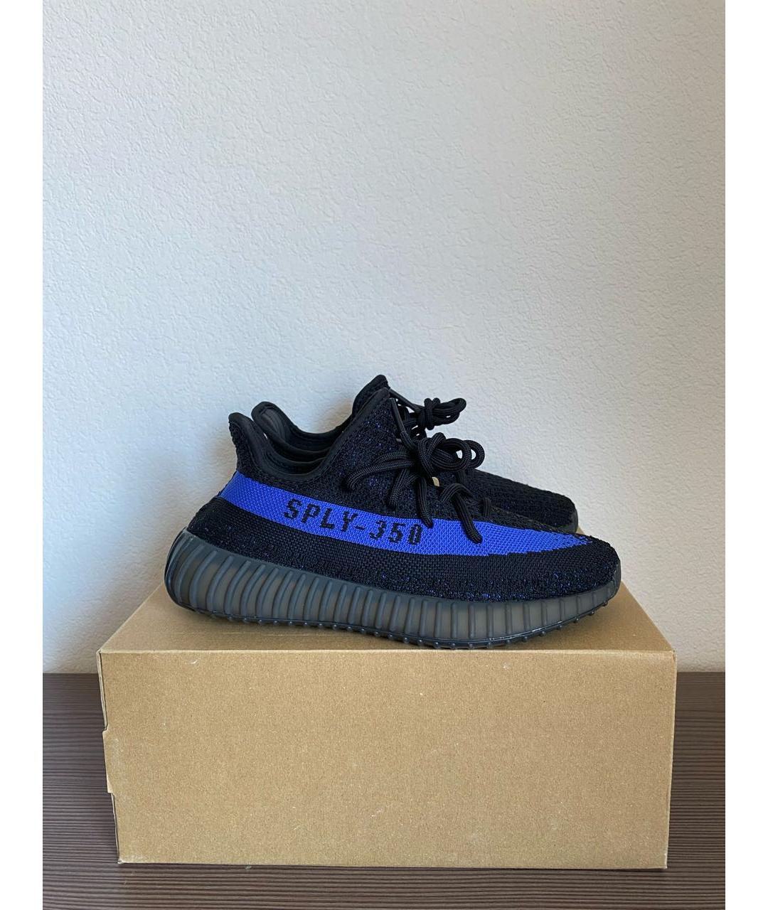 ADIDAS YEEZY Черные текстильные кроссовки, фото 4