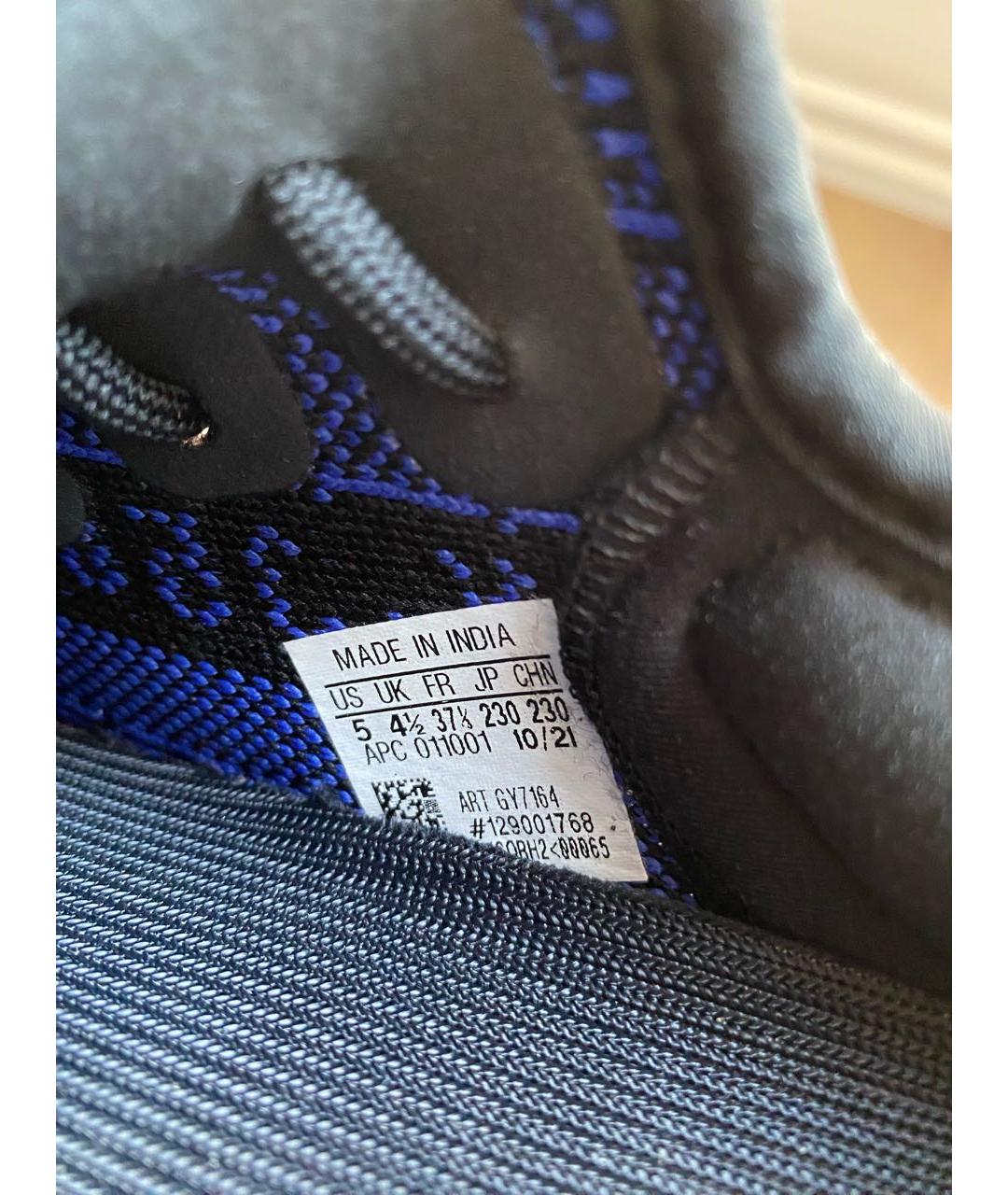 ADIDAS YEEZY Черные текстильные кроссовки, фото 8