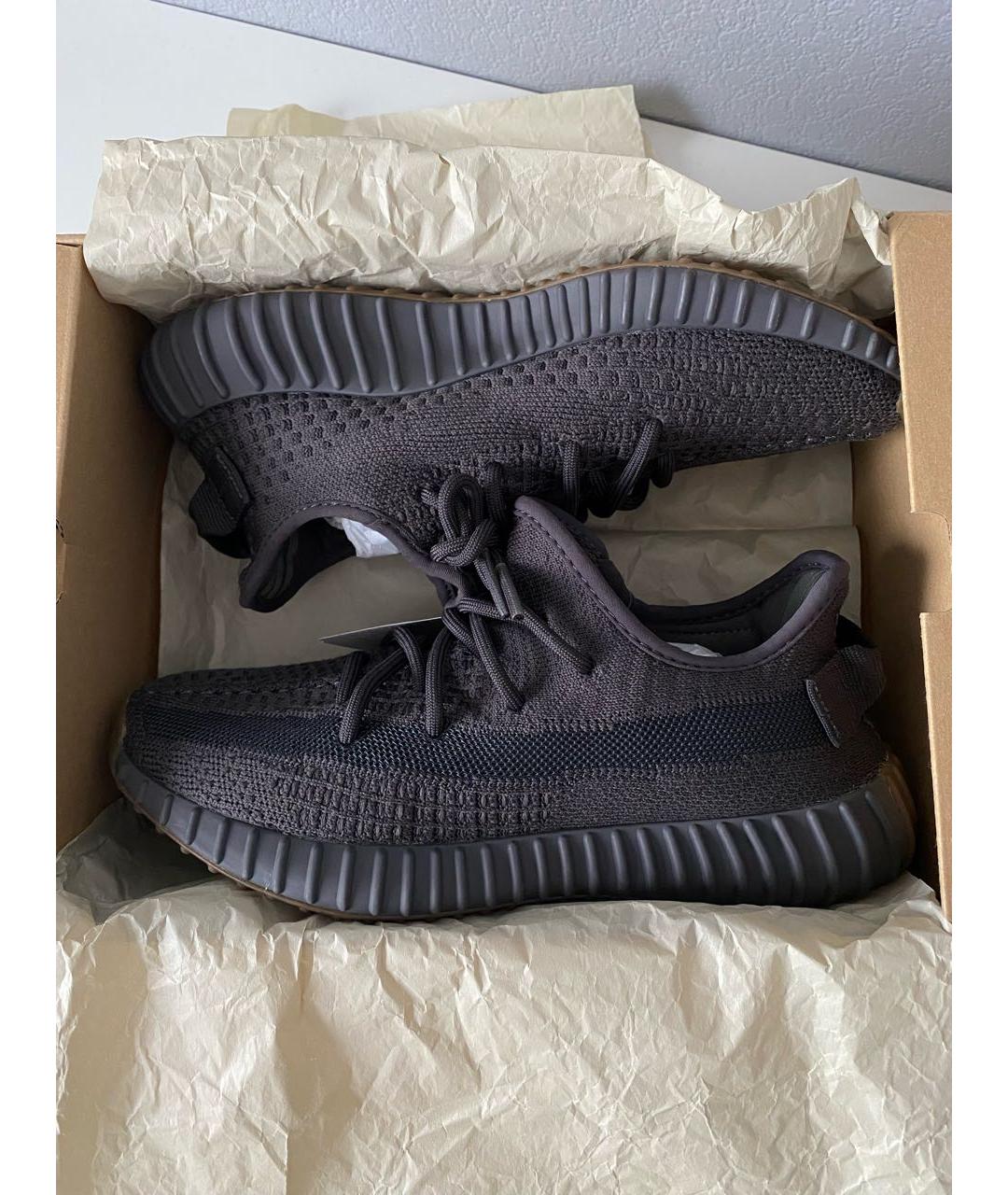 ADIDAS YEEZY Черные текстильные кроссовки, фото 2