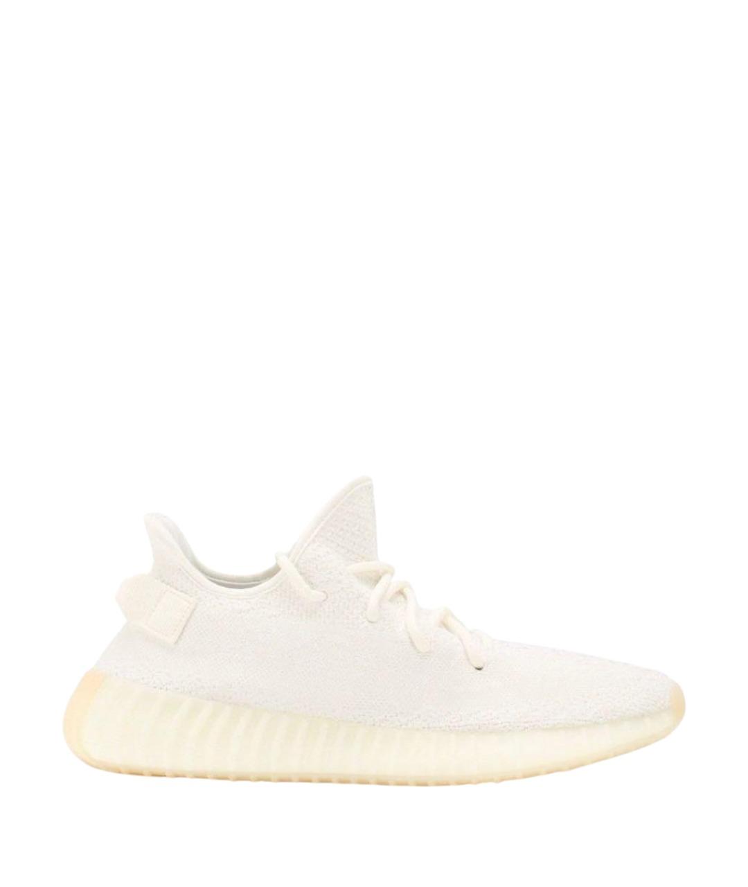 ADIDAS YEEZY Белые текстильные кроссовки, фото 1