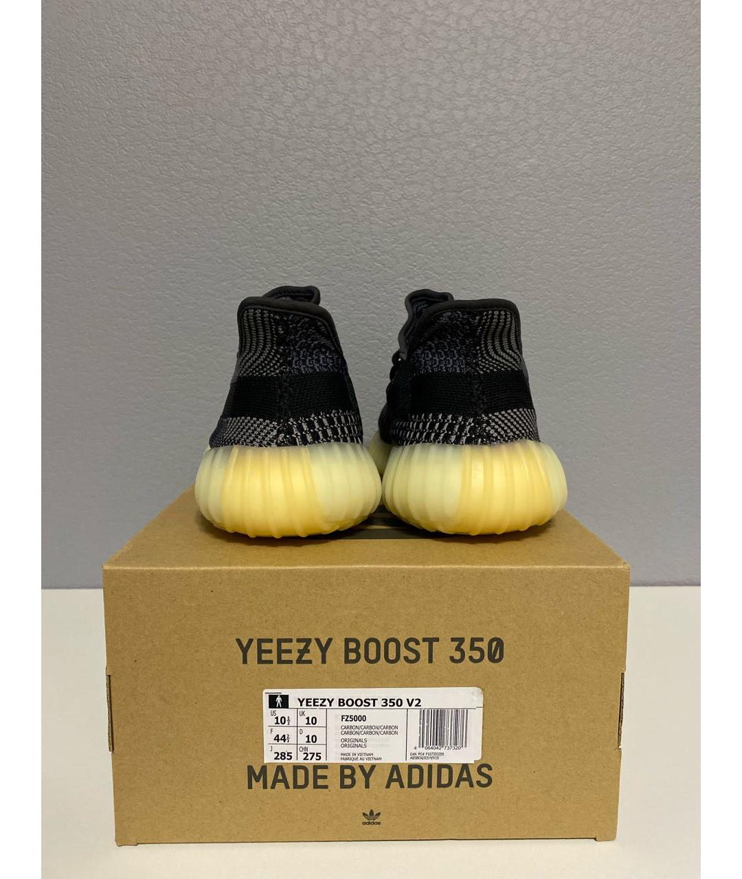 ADIDAS YEEZY Черные текстильные кроссовки, фото 5