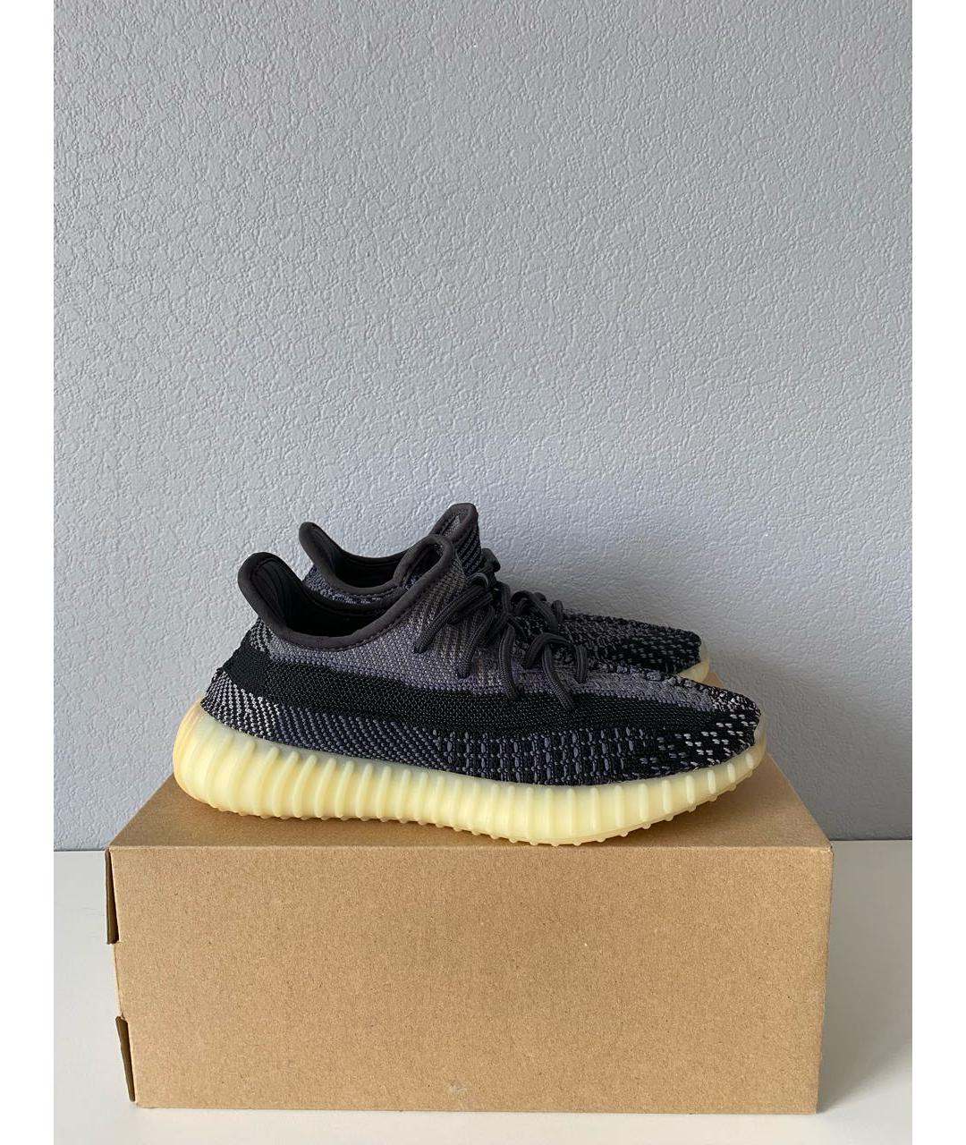 ADIDAS YEEZY Черные текстильные кроссовки, фото 3