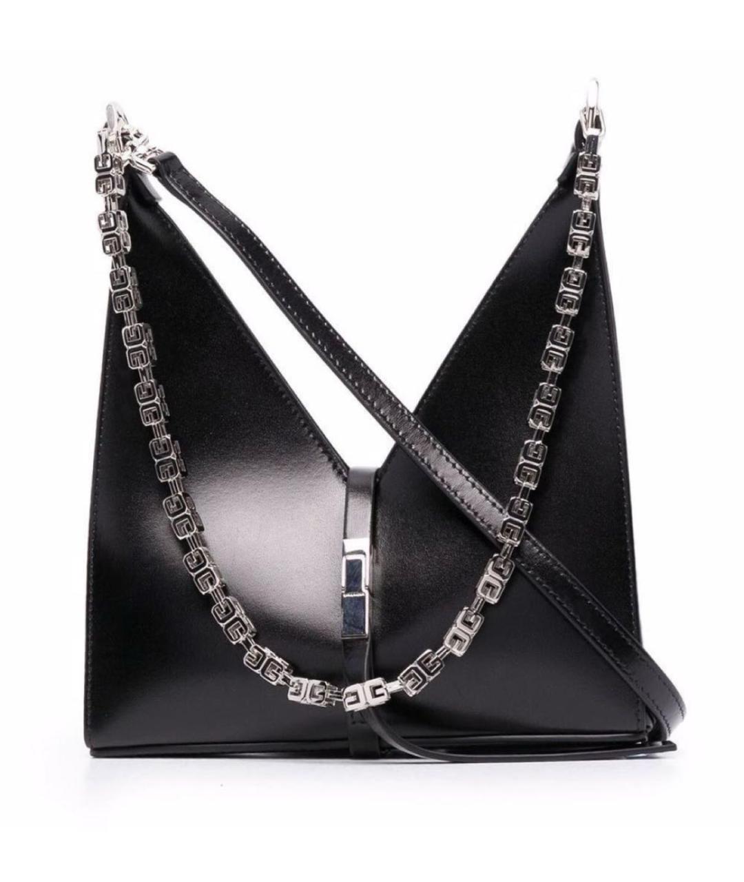 GIVENCHY Черная кожаная сумка с короткими ручками, фото 8
