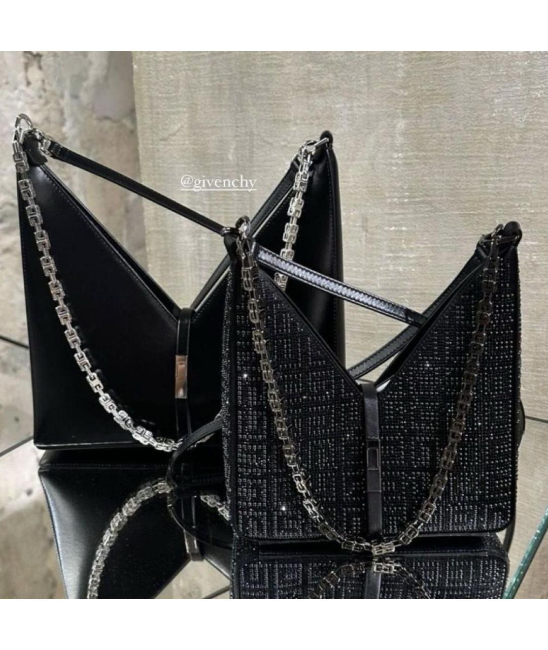 GIVENCHY Черная кожаная сумка с короткими ручками, фото 7