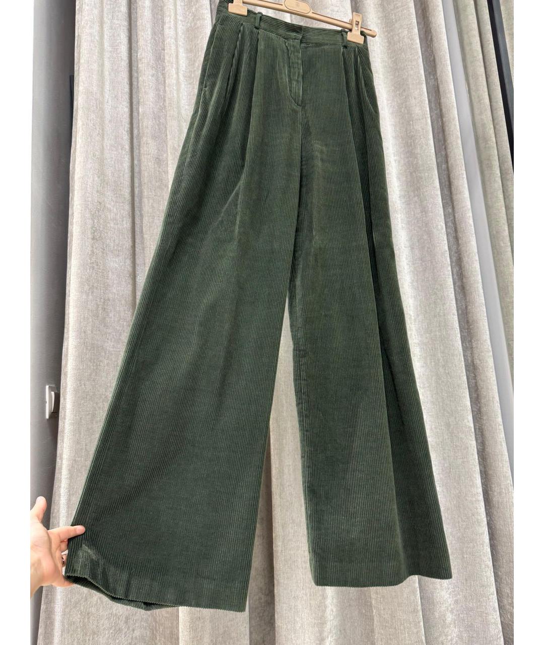 LORO PIANA Зеленый хлопковый костюм с брюками, фото 2