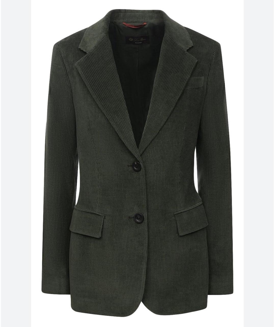 LORO PIANA Зеленый хлопковый костюм с брюками, фото 9