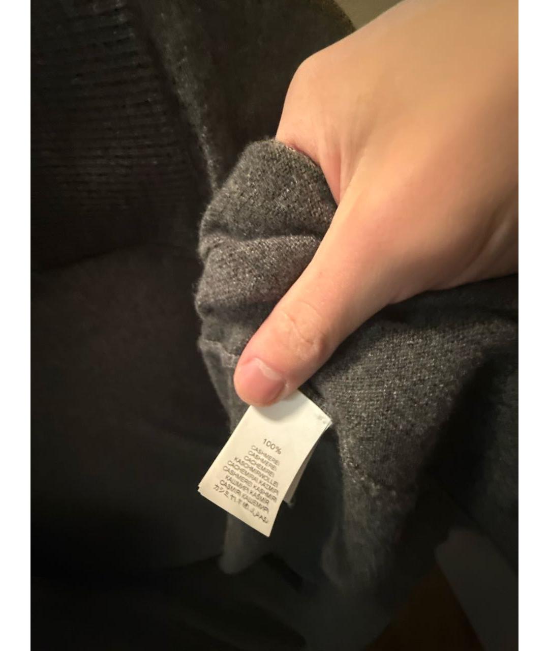 BRUNELLO CUCINELLI Антрацитовый кашемировый кардиган, фото 4