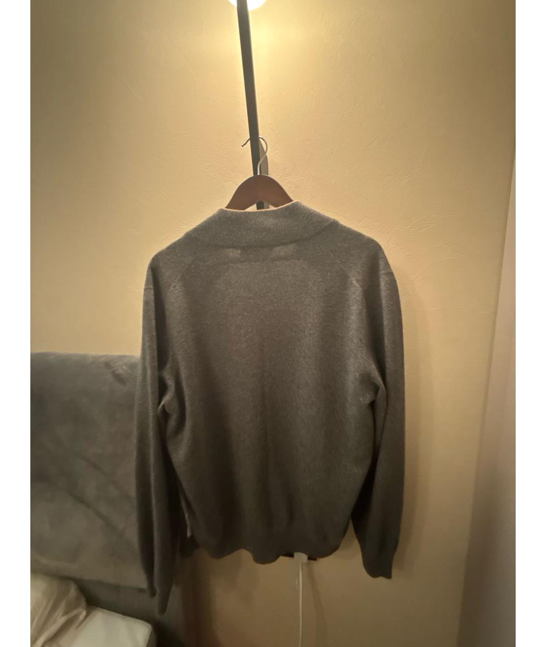 BRUNELLO CUCINELLI Антрацитовый кашемировый кардиган, фото 3