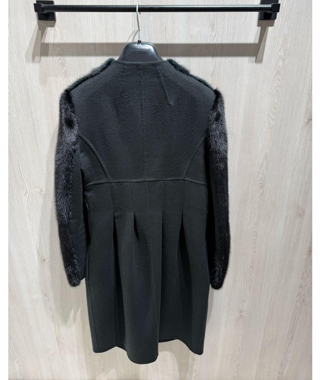 FENDI Зеленые кашемировое пальто, фото 4