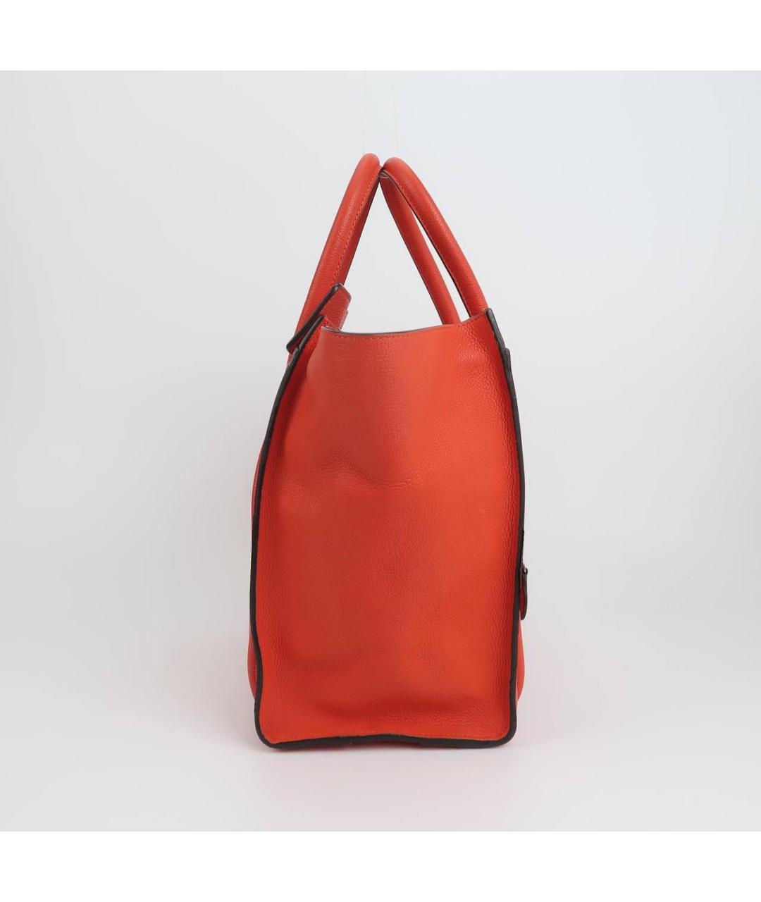 CELINE Красная кожаная сумка тоут, фото 3