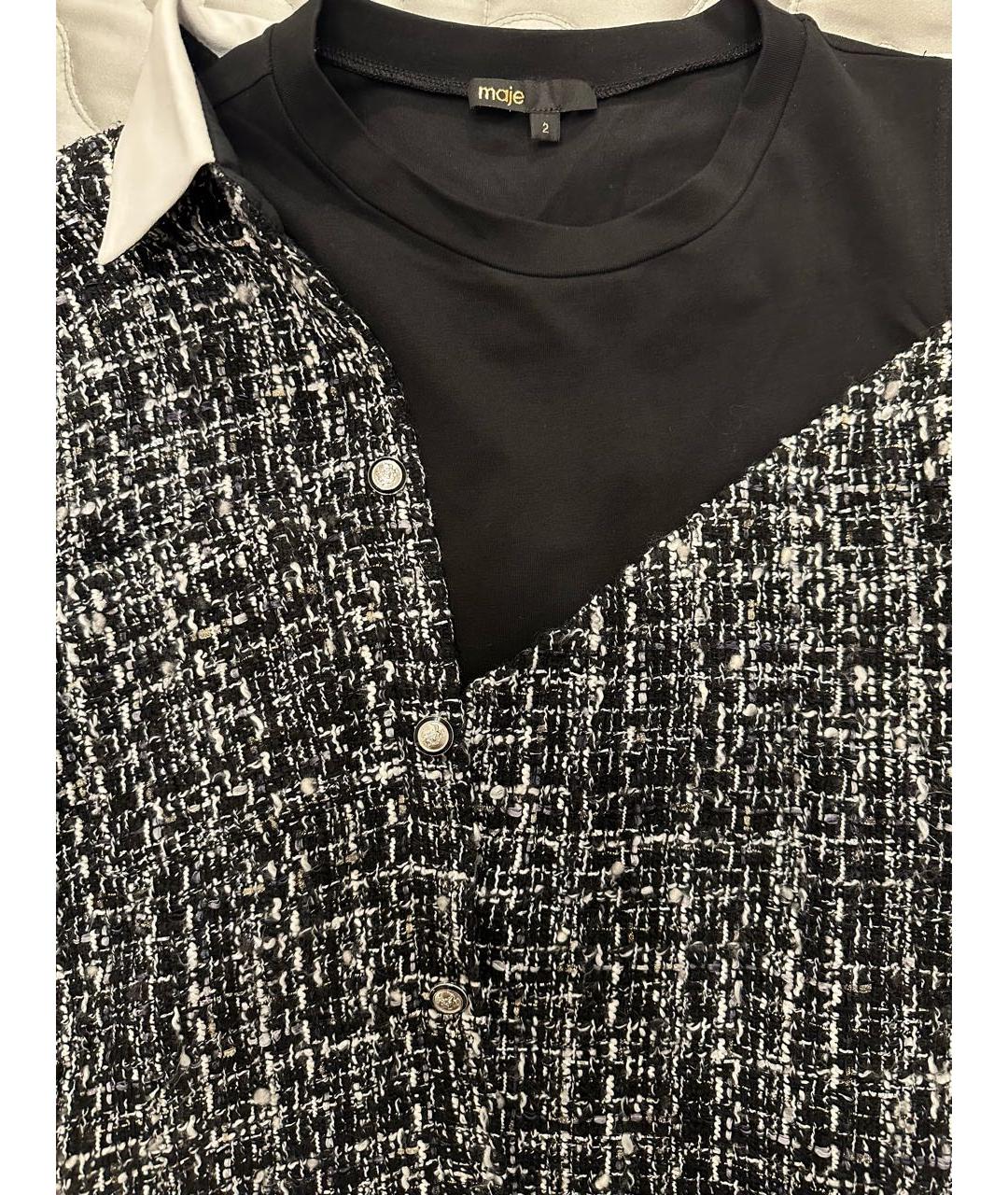 SANDRO Черная хлопковая рубашка, фото 3